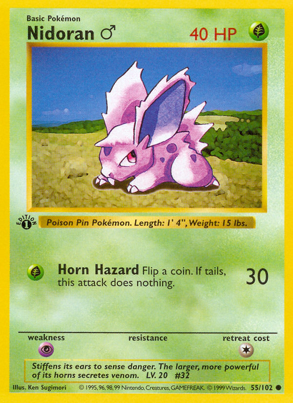 Nidoran ♂ 1st Edition