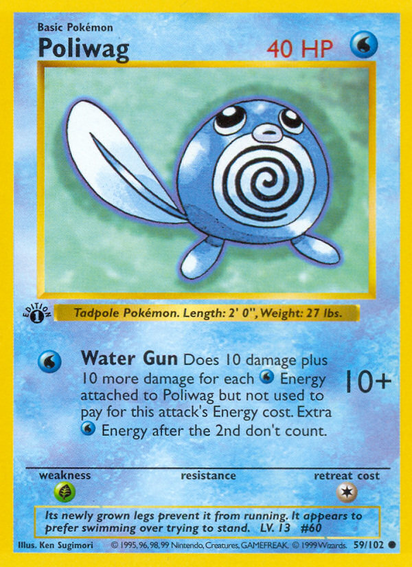 Poliwag 1st Edition