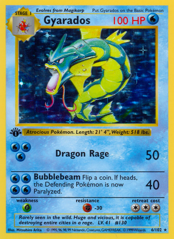 Gyarados 1st Edition