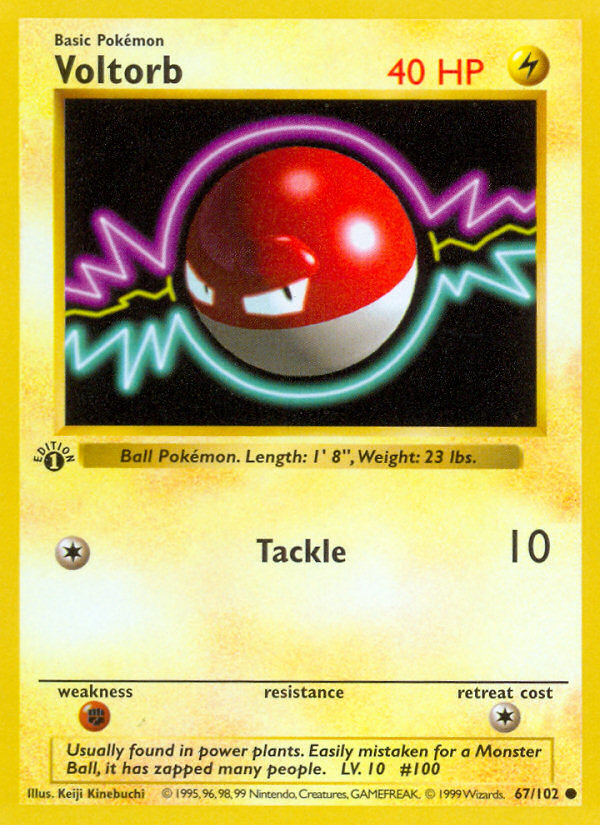 Voltorb 1st Edition