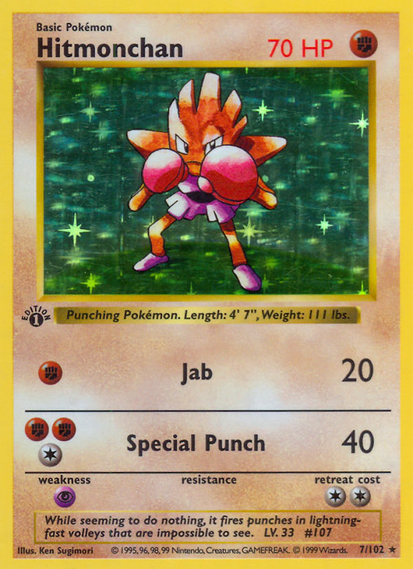 Hitmonchan 1st Edition