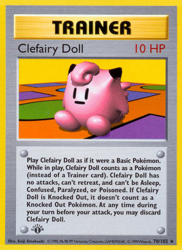 Clefairy Doll 1st Edition