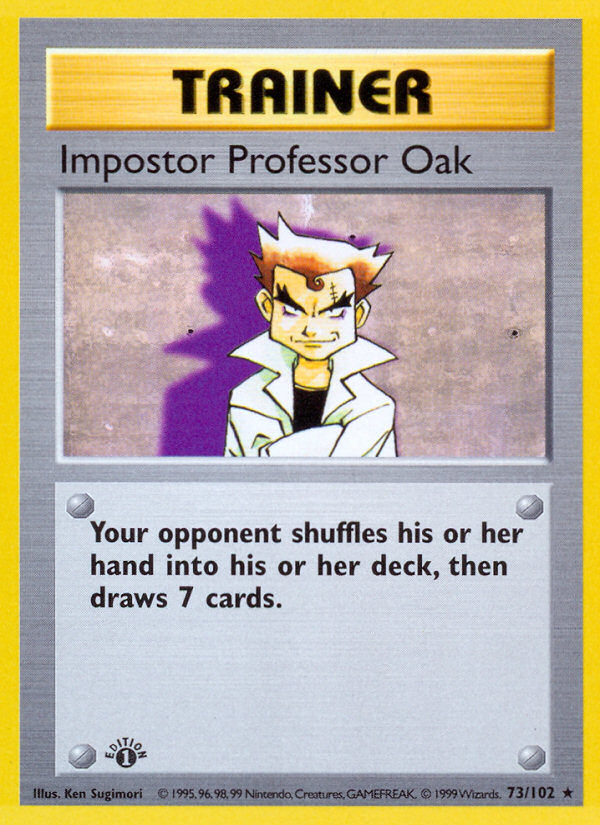 Imposter Professor Oak 1st Edition