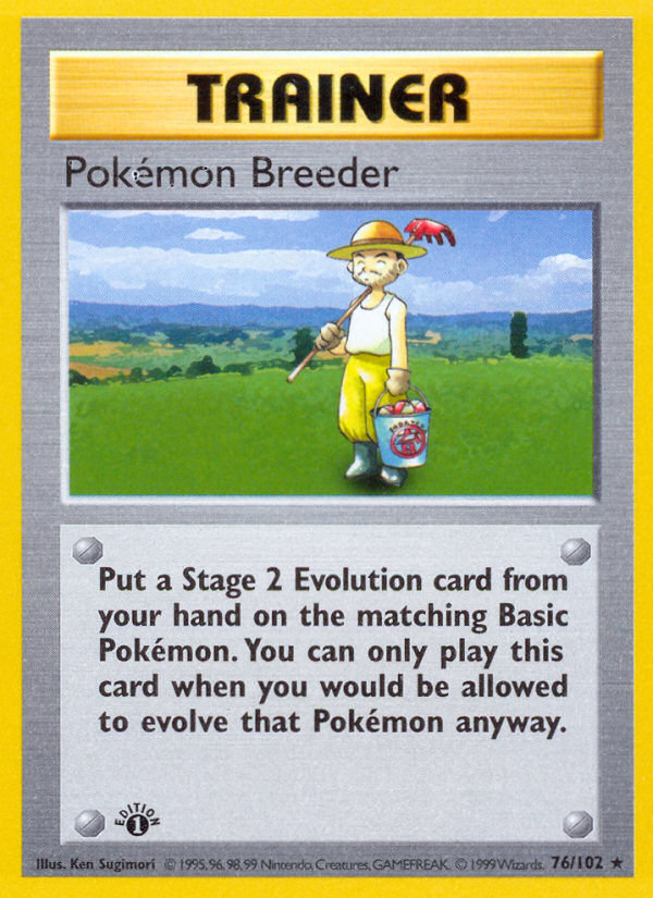 Pokémon Breeder 1st Edition