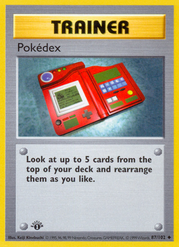 Pokédex 1st Edition