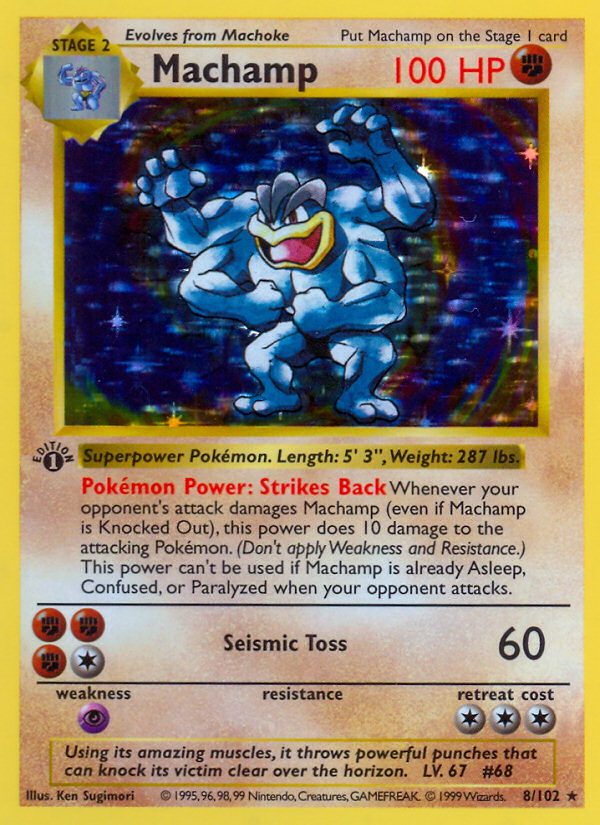Machamp 1st Edition (Shadowless)