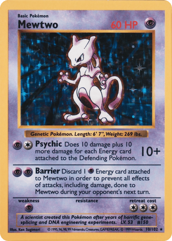 Mewtwo Shadowless