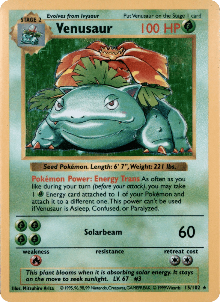 Venusaur Shadowless