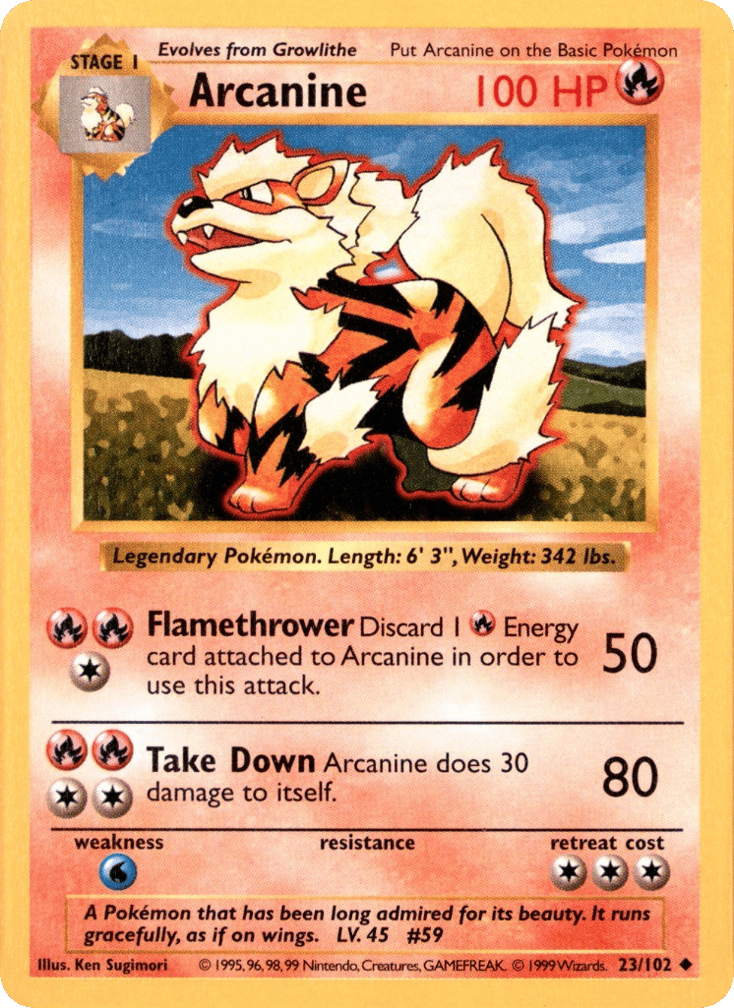 Arcanine Shadowless