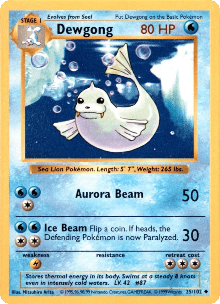 Dewgong Shadowless