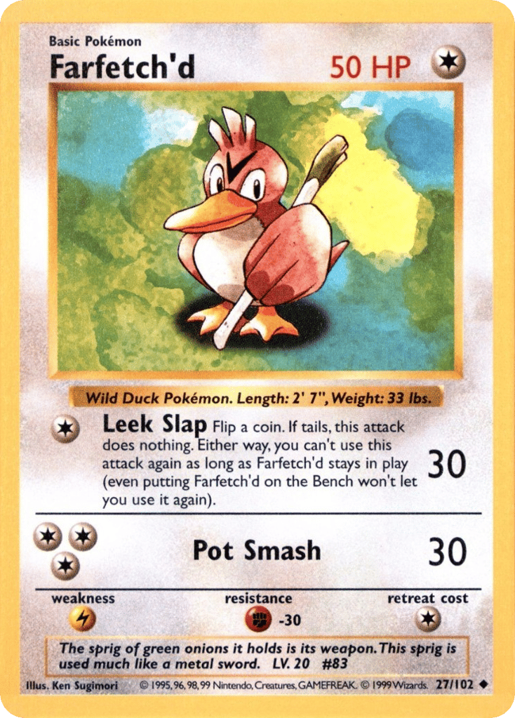 Farfetch'd Shadowless