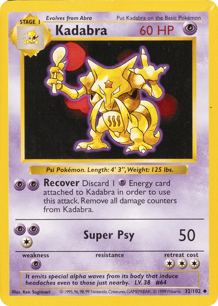 Kadabra Shadowless