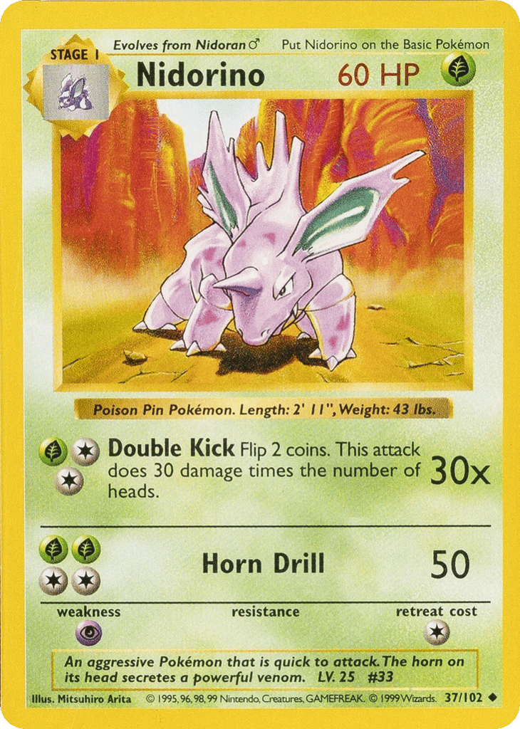 Nidorino Shadowless