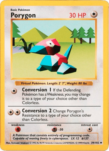 Porygon Shadowless