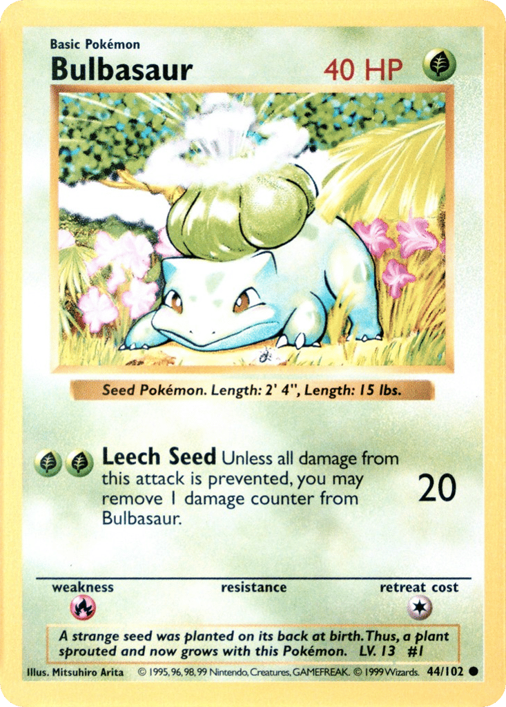 Bulbasaur Shadowless