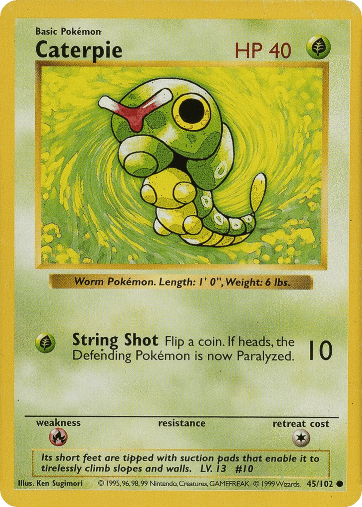 Caterpie Shadowless