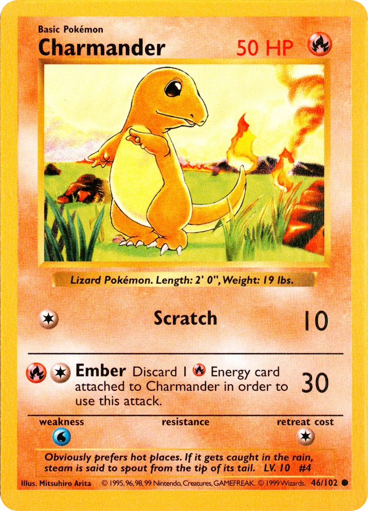 Charmander Shadowless