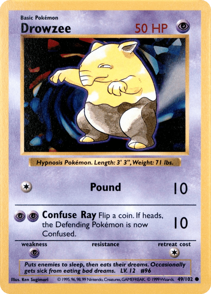 Drowzee Shadowless