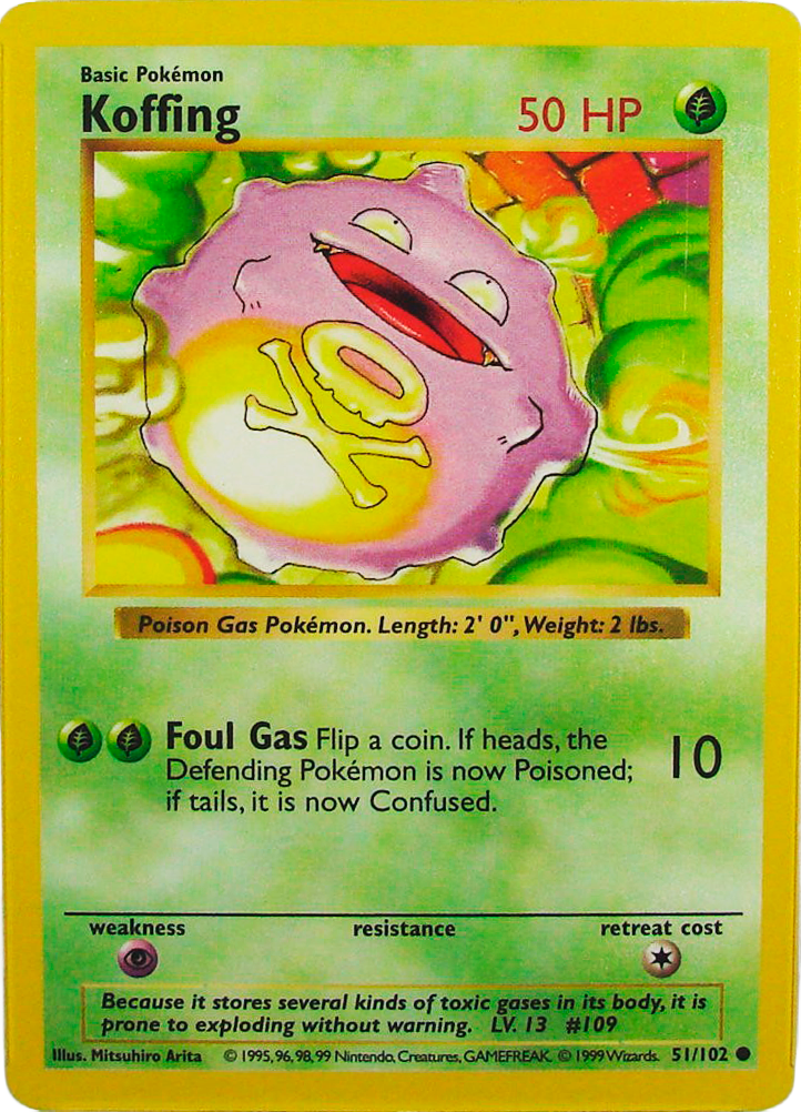 Koffing Shadowless