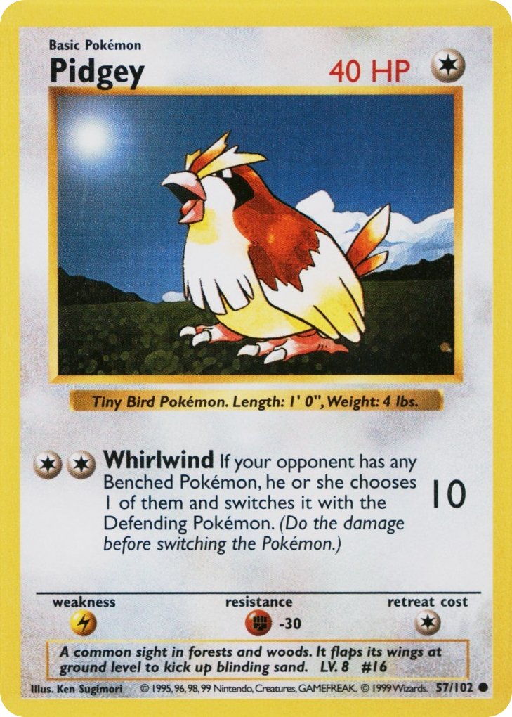 Pidgey Shadowless