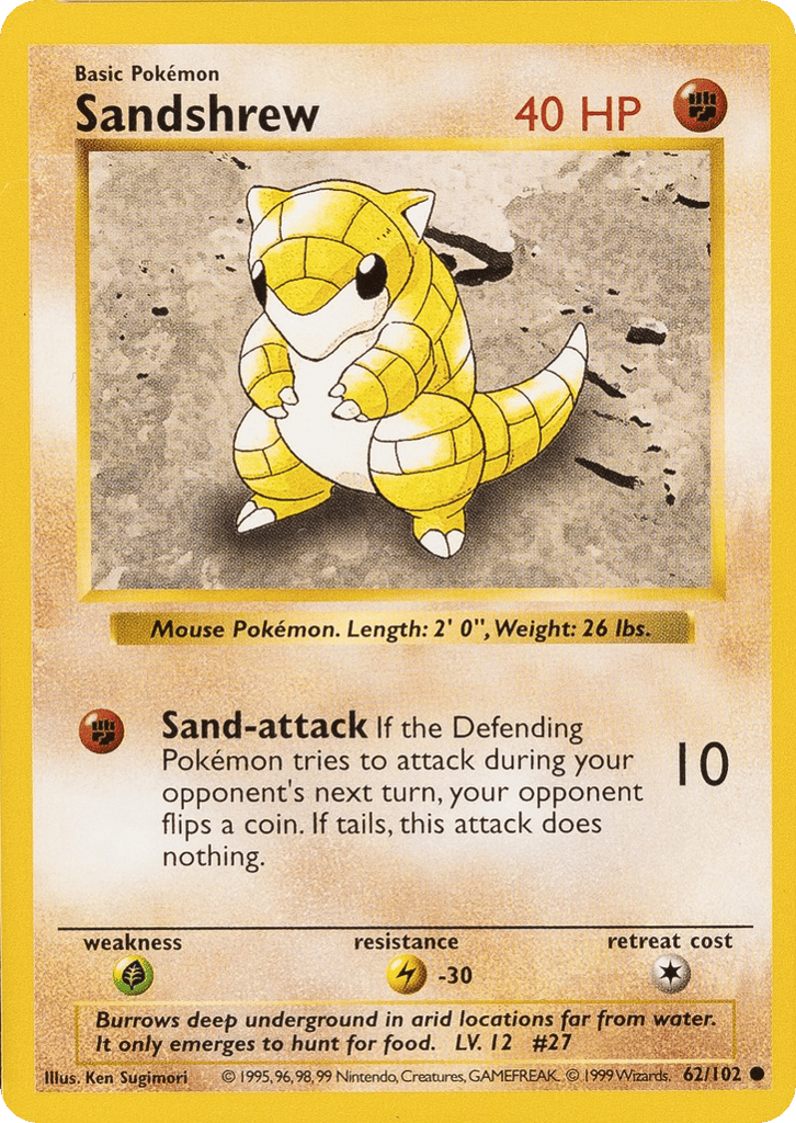 Sandshrew Shadowless