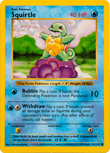 Squirtle Shadowless