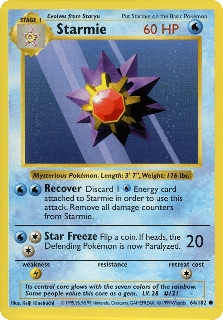 Starmie Shadowless