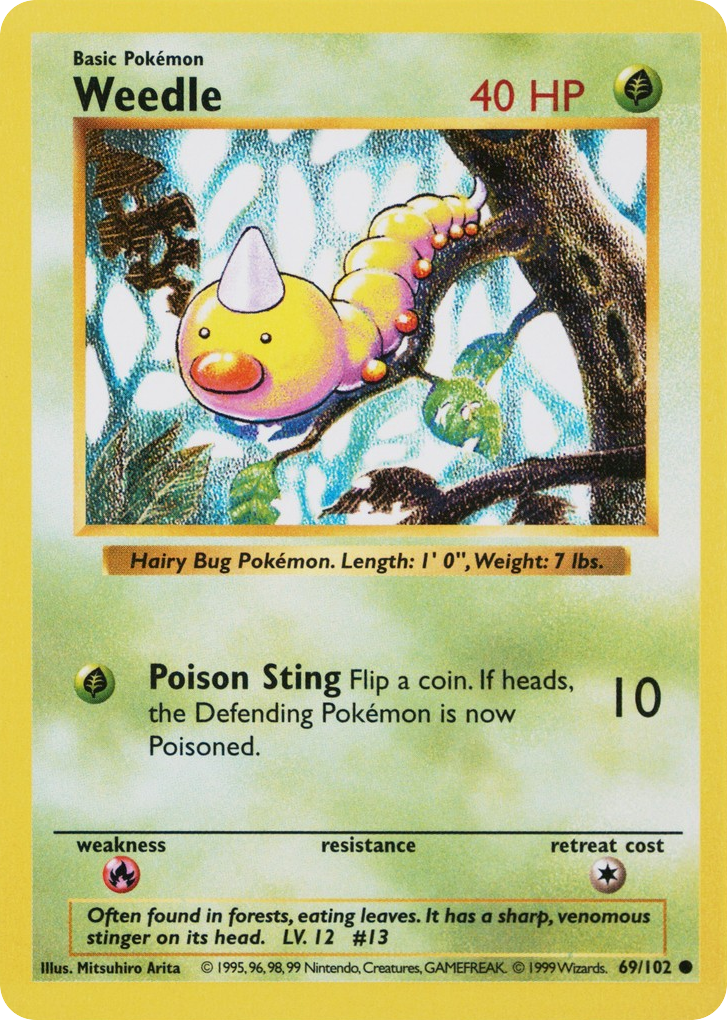 Weedle Shadowless