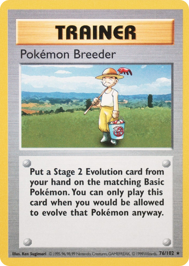 Pokémon Breeder Shadowless