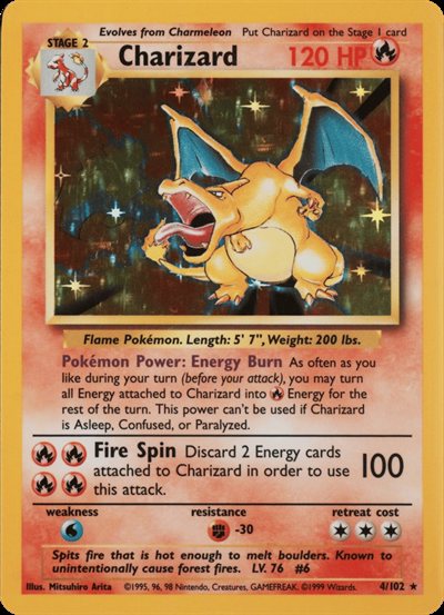 Charizard #4 - 1999 Pokémon Base Set