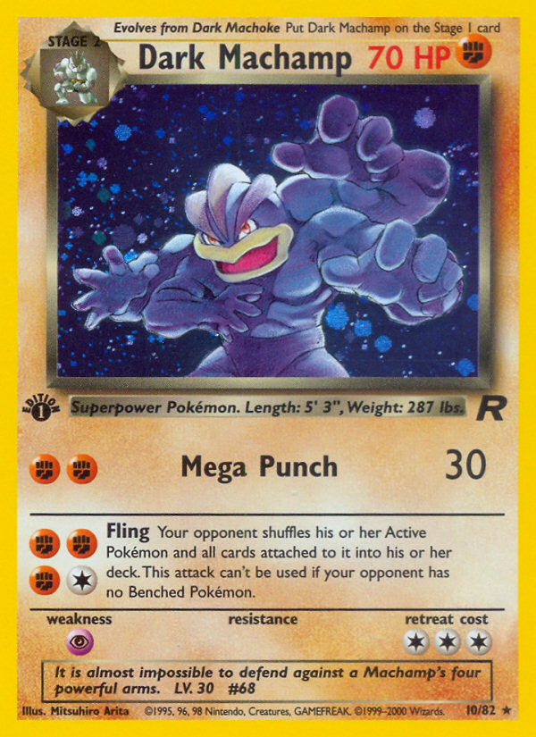 Dark Machamp 1st Edition