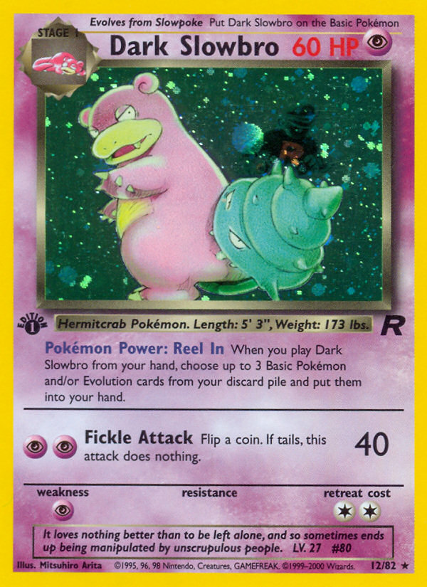 Dark Slowbro 1st Edition