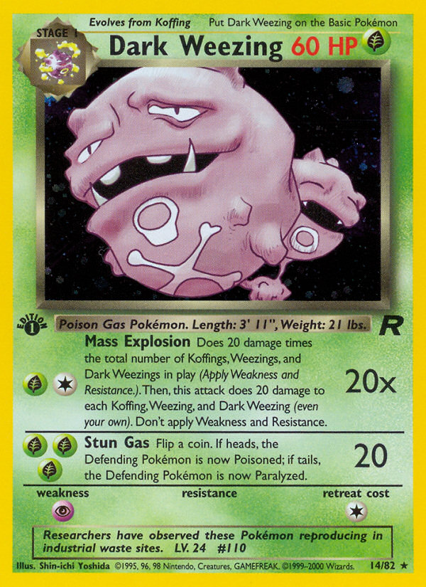 Dark Weezing 1st Edition