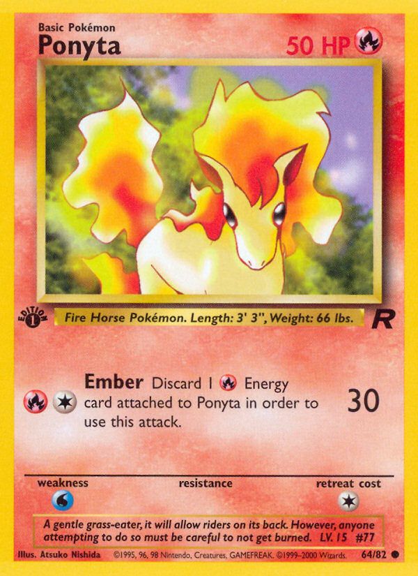 Ponyta 1st Edition