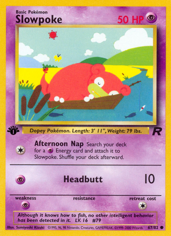Slowpoke 1st Edition