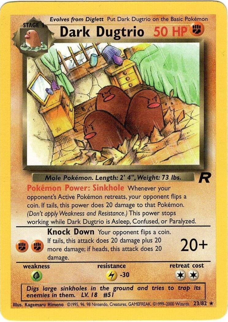Dark Dugtrio Unlimited