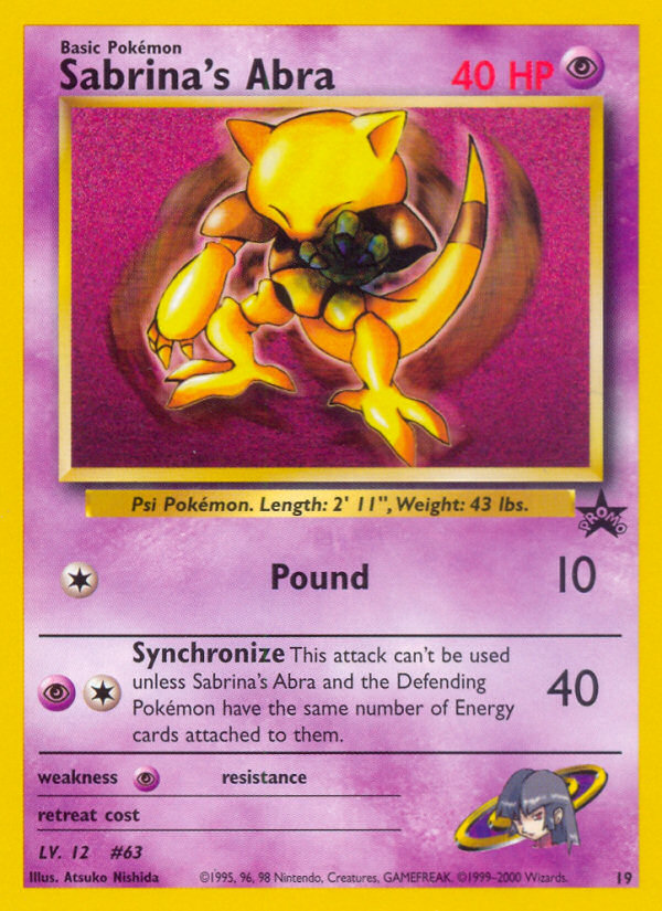 Sabrina's Abra Numbered WOTC Promo