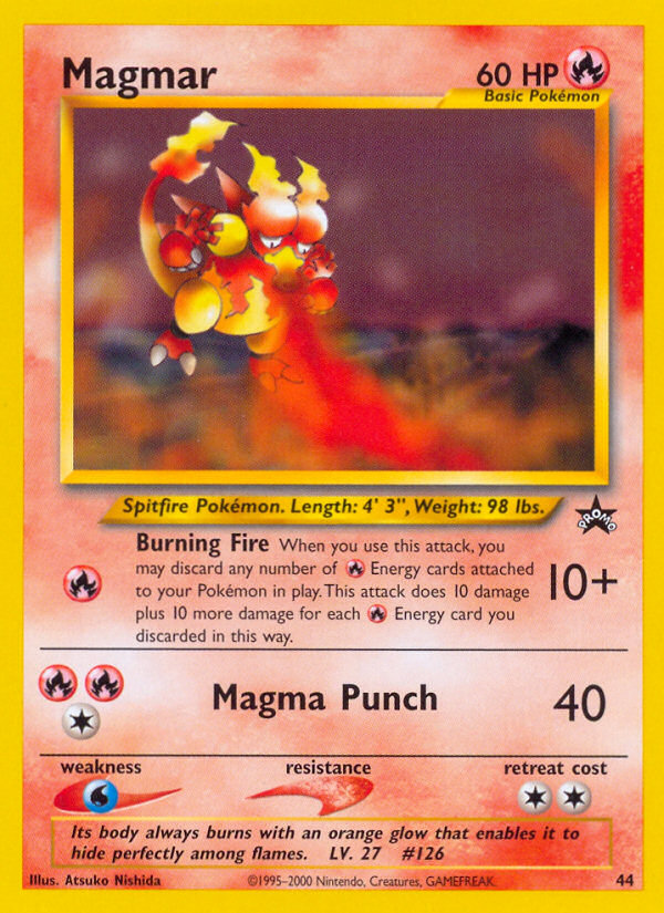 Magmar Numbered WOTC Promo